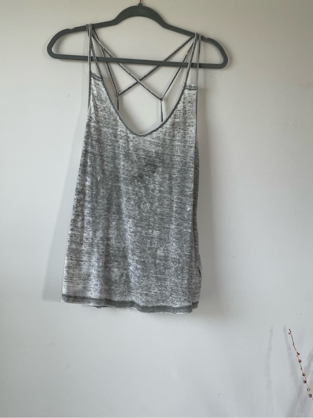 Express Olive Strappy-Back Tank Top -
